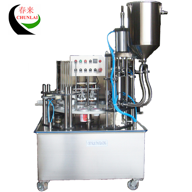 KIS-900-2 Automatico Tipo Rotary Yogurt tazza di tenuta di rifornimento